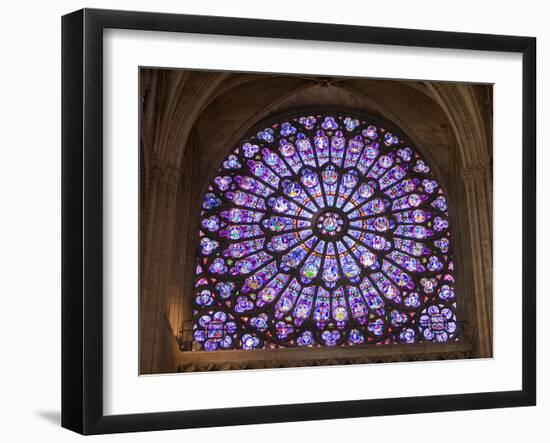 Interior of Notre Dame Cathedral, Paris, France-Jim Zuckerman-Framed Photographic Print