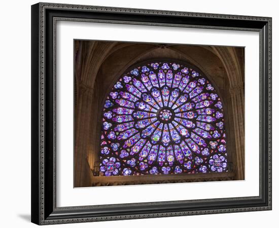 Interior of Notre Dame Cathedral, Paris, France-Jim Zuckerman-Framed Photographic Print