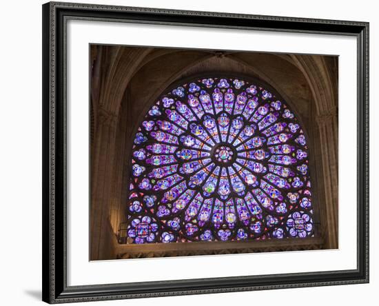 Interior of Notre Dame Cathedral, Paris, France-Jim Zuckerman-Framed Photographic Print