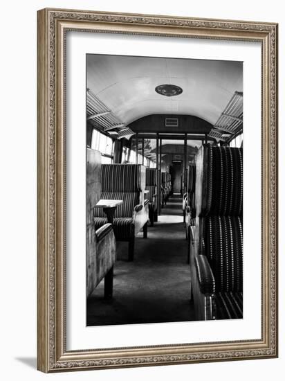 Interior Of Old Steam Train-neillang-Framed Art Print