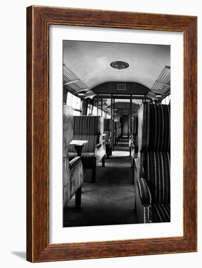 Interior Of Old Steam Train-neillang-Framed Art Print