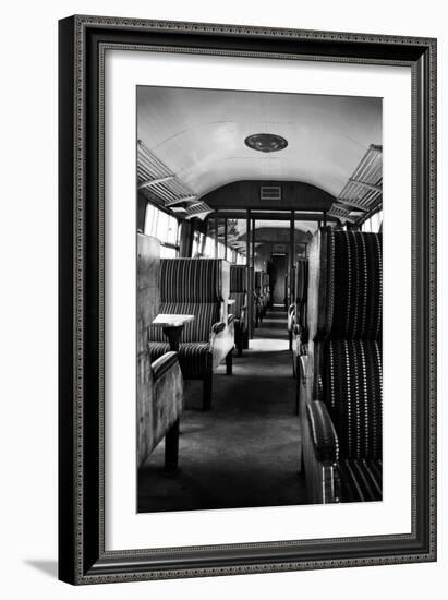 Interior Of Old Steam Train-neillang-Framed Art Print