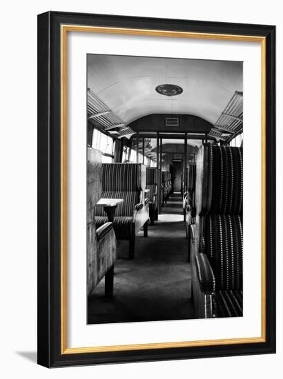 Interior Of Old Steam Train-neillang-Framed Art Print