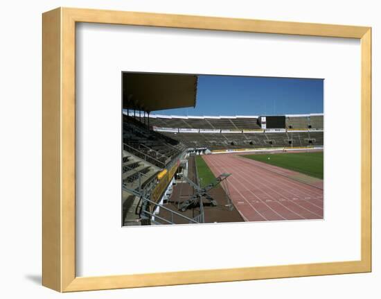 Interior of Olympic stadium in Helsinki, 1930s-Unknown-Framed Photographic Print