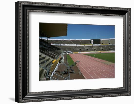Interior of Olympic stadium in Helsinki, 1930s-Unknown-Framed Photographic Print
