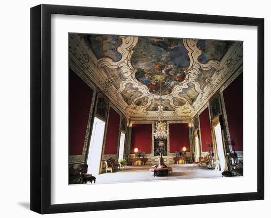 Interior of Palazzo Ajutamicristo, Palermo, Sicily, Italy-null-Framed Giclee Print