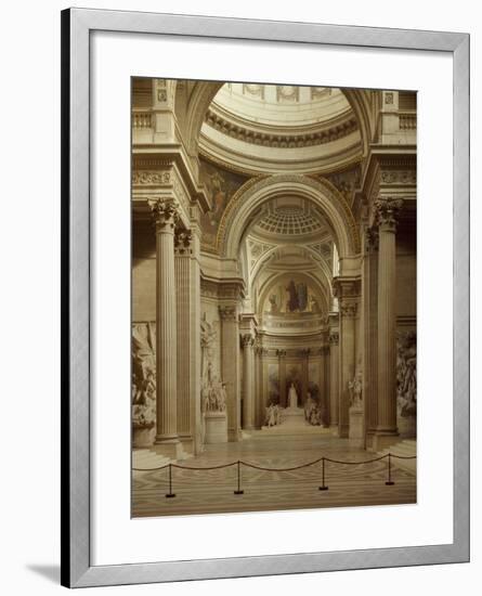 Interior of Pantheon in Paris-null-Framed Giclee Print