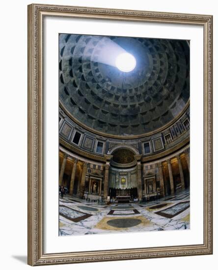 Interior of Pantheon-Bill Ross-Framed Photographic Print