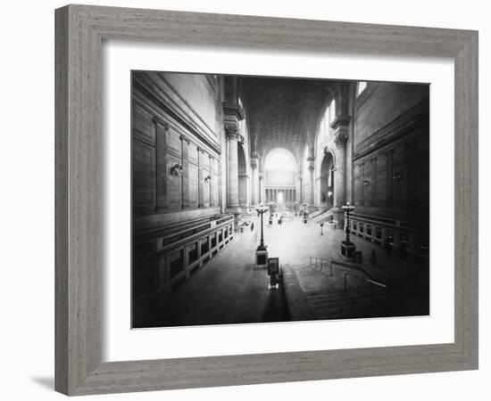 Interior of Pennsylvania Station-Philip Gendreau-Framed Photographic Print