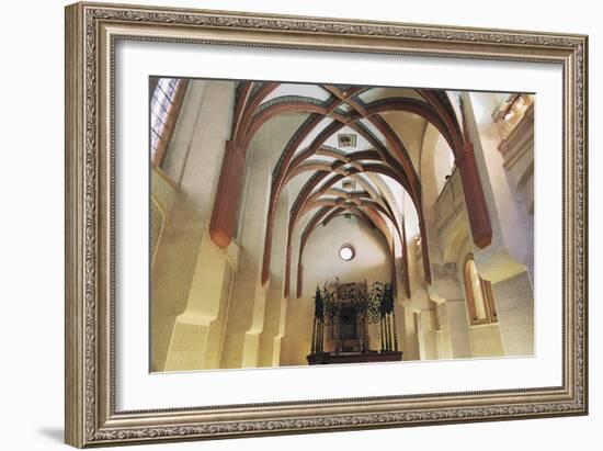 Interior of Pinkas Synagogue-null-Framed Photographic Print