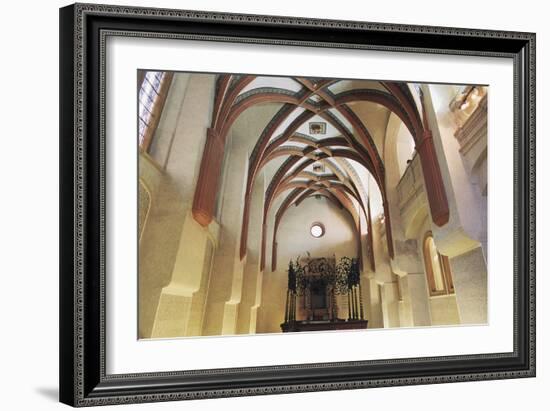 Interior of Pinkas Synagogue-null-Framed Photographic Print