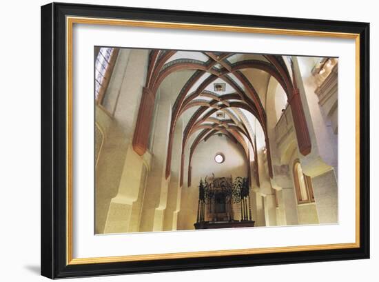 Interior of Pinkas Synagogue-null-Framed Photographic Print