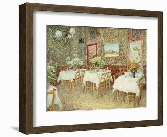 Interior of Restaurant, 1887-Vincent van Gogh-Framed Giclee Print