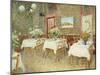 Interior of Restaurant, 1887-Vincent van Gogh-Mounted Giclee Print