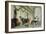 Interior of Roman Building with Figures, c.1880-Ettore Forti-Framed Giclee Print