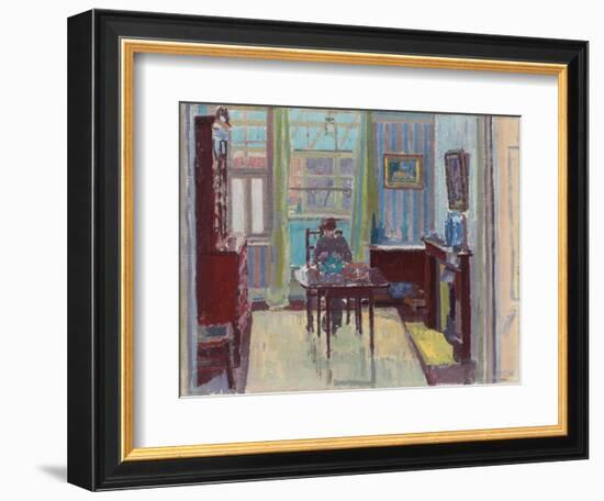 Interior of Room at 6 Cambrian Road, Richmond, 1914-Spencer Frederick Gore-Framed Giclee Print