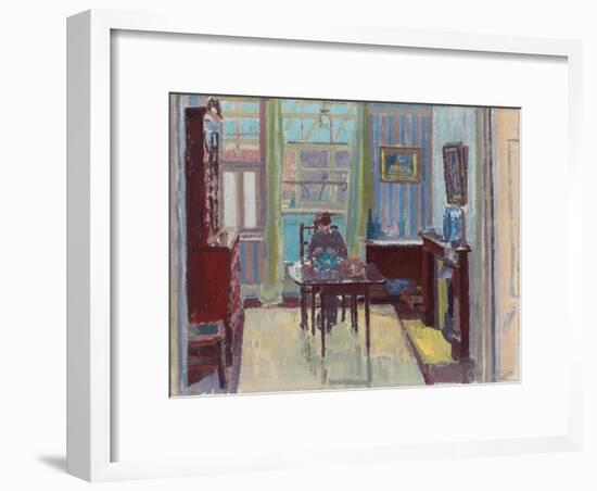 Interior of Room at 6 Cambrian Road, Richmond, 1914-Spencer Frederick Gore-Framed Premium Giclee Print