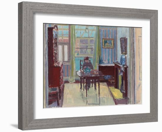 Interior of Room at 6 Cambrian Road, Richmond, 1914-Spencer Frederick Gore-Framed Giclee Print