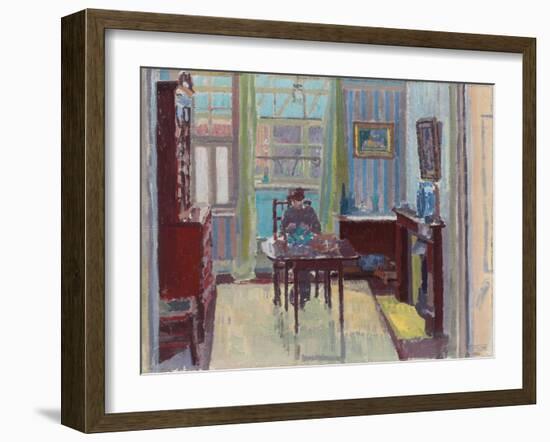 Interior of Room at 6 Cambrian Road, Richmond, 1914-Spencer Frederick Gore-Framed Giclee Print