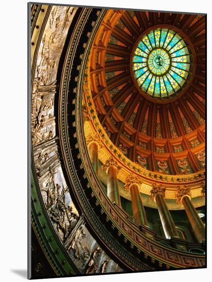 Interior of Rotunda of State Capitol Building, Springfield, United States of America-Richard Cummins-Mounted Photographic Print