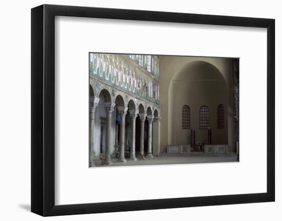 Interior of Sant' Apollinare Nuovo. Artist: Unknown-Unknown-Framed Photographic Print