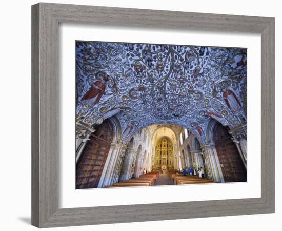 Interior of Santo Domingo Church, Oaxaca, Oaxaca State, Mexico, North America-Christian Kober-Framed Photographic Print