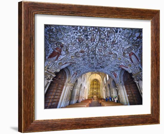 Interior of Santo Domingo Church, Oaxaca, Oaxaca State, Mexico, North America-Christian Kober-Framed Photographic Print