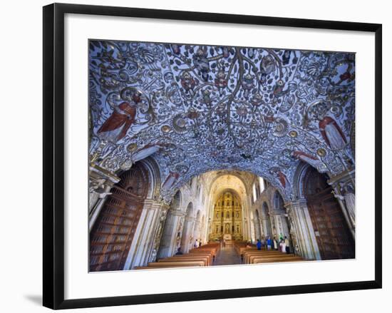 Interior of Santo Domingo Church, Oaxaca, Oaxaca State, Mexico, North America-Christian Kober-Framed Photographic Print