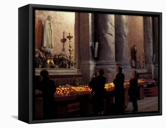 Interior of Sao Domingo Church, Lisbon, Portugal-Michele Molinari-Framed Premier Image Canvas