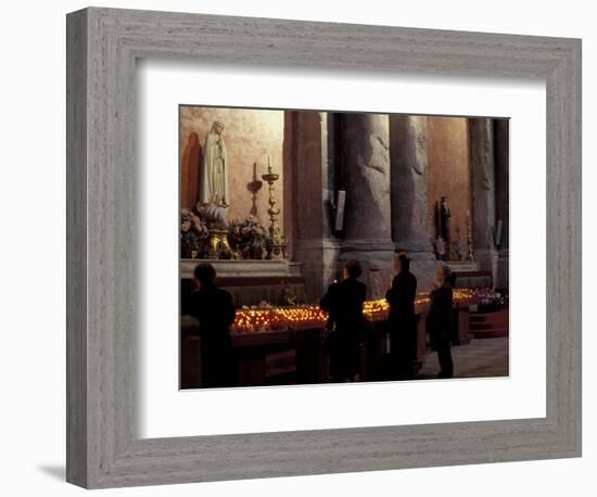 Interior of Sao Domingo Church, Lisbon, Portugal-Michele Molinari-Framed Photographic Print