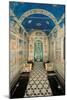 Interior of Scrovegni Chapel with Fresco cycle by Giotto, c. 1304-1306. Padua, Italy-Giotto di Bondone-Mounted Art Print