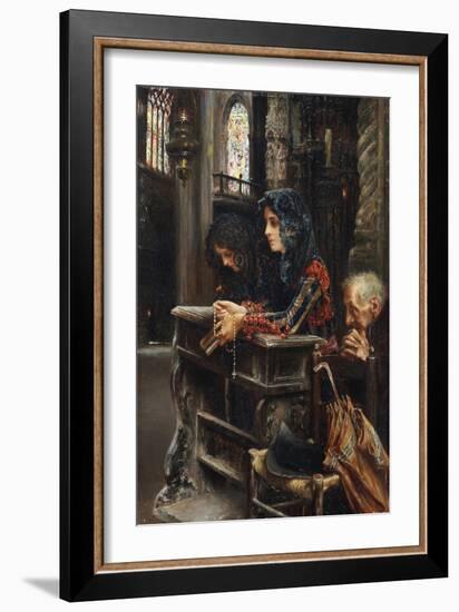 Interior of Seville Cathedral-Jose Gallegos Y Arnosa-Framed Giclee Print