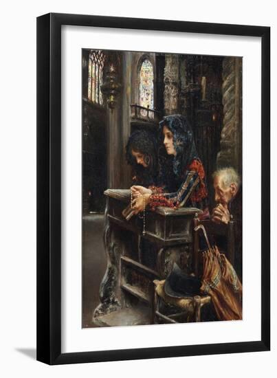 Interior of Seville Cathedral-Jose Gallegos Y Arnosa-Framed Giclee Print