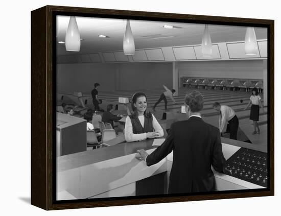 Interior of Silver Blades Ice Rink and Bowling Alley, Sheffield, South Yorkshire, 1965-Michael Walters-Framed Premier Image Canvas