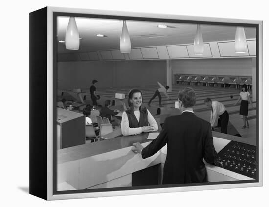 Interior of Silver Blades Ice Rink and Bowling Alley, Sheffield, South Yorkshire, 1965-Michael Walters-Framed Premier Image Canvas