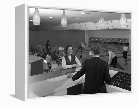 Interior of Silver Blades Ice Rink and Bowling Alley, Sheffield, South Yorkshire, 1965-Michael Walters-Framed Premier Image Canvas