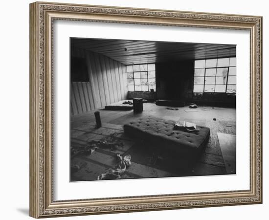 Interior of Spahn Ranch Where Charles Manson "Hippie Family" Lived-Ralph Crane-Framed Photographic Print