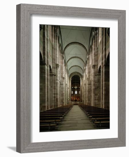 Interior of Speyer Cathedral-null-Framed Giclee Print