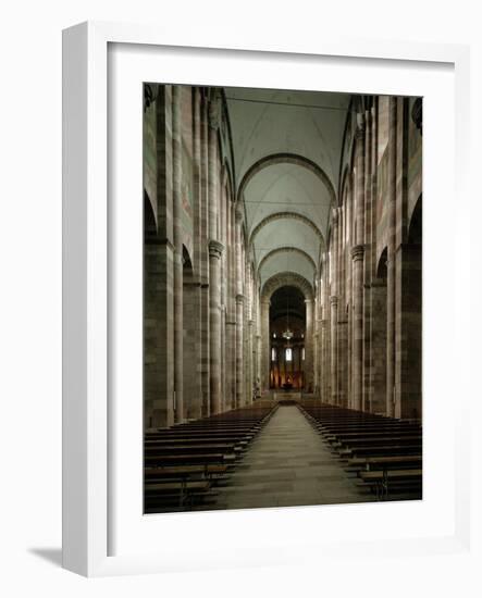 Interior of Speyer Cathedral-null-Framed Giclee Print