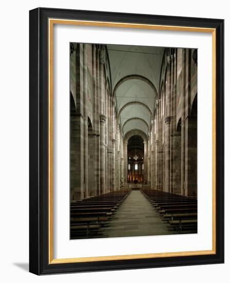 Interior of Speyer Cathedral-null-Framed Giclee Print