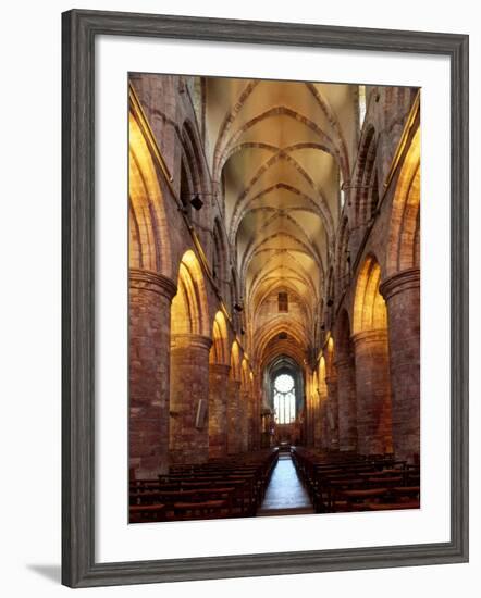 Interior of St. Magnus Cathedral, Kirkwall, Mainland, Orkney Islands, Scotland, UK-Patrick Dieudonne-Framed Photographic Print