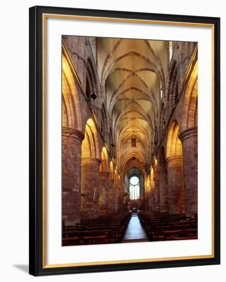 Interior of St. Magnus Cathedral, Kirkwall, Mainland, Orkney Islands, Scotland, UK-Patrick Dieudonne-Framed Photographic Print