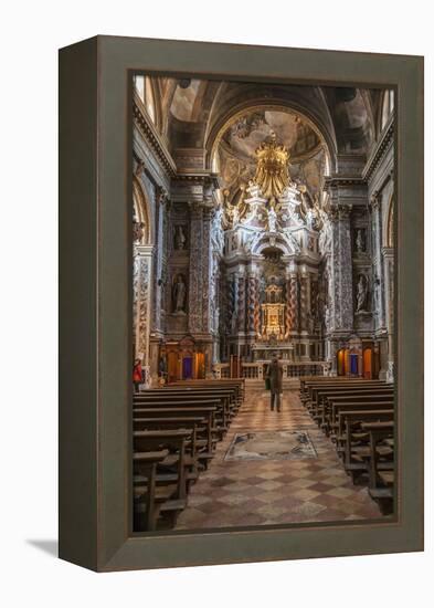 Interior of St. Maria Di Nazareth Church, Venice, UNESCO World Heritage Site, Veneto, Italy, Europe-Guy Thouvenin-Framed Premier Image Canvas