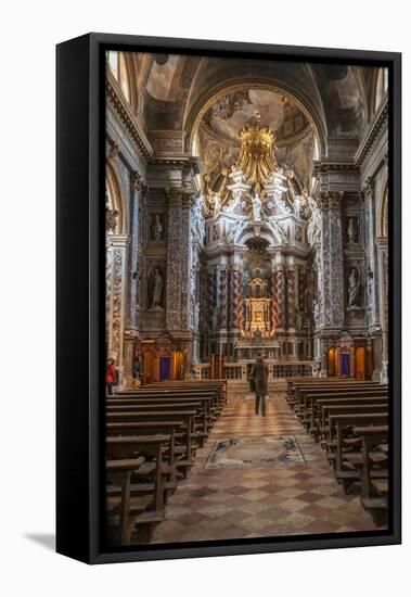 Interior of St. Maria Di Nazareth Church, Venice, UNESCO World Heritage Site, Veneto, Italy, Europe-Guy Thouvenin-Framed Premier Image Canvas