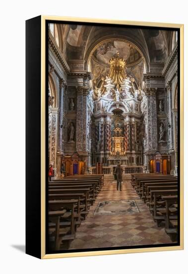 Interior of St. Maria Di Nazareth Church, Venice, UNESCO World Heritage Site, Veneto, Italy, Europe-Guy Thouvenin-Framed Premier Image Canvas