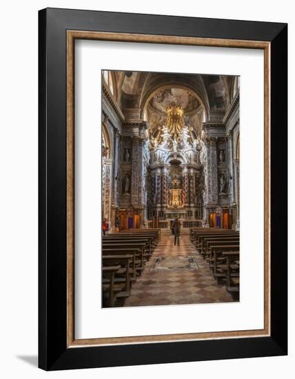 Interior of St. Maria Di Nazareth Church, Venice, UNESCO World Heritage Site, Veneto, Italy, Europe-Guy Thouvenin-Framed Photographic Print