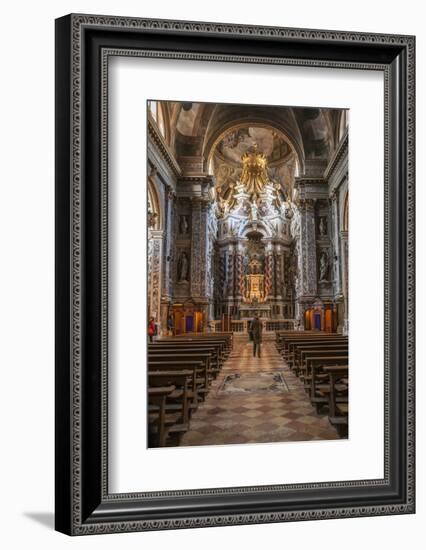 Interior of St. Maria Di Nazareth Church, Venice, UNESCO World Heritage Site, Veneto, Italy, Europe-Guy Thouvenin-Framed Photographic Print