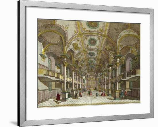 Interior of St. Martin's Church in London, United Kingdom-null-Framed Giclee Print