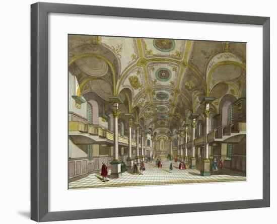 Interior of St. Martin's Church in London, United Kingdom-null-Framed Giclee Print