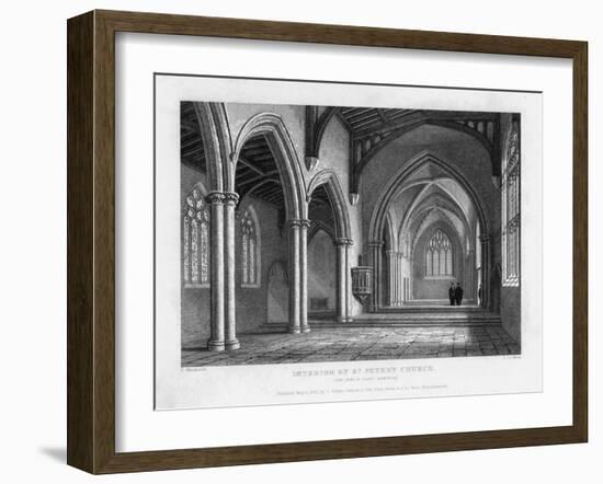 Interior of St Peter's Church, Oxford, 1833-John Le Keux-Framed Giclee Print